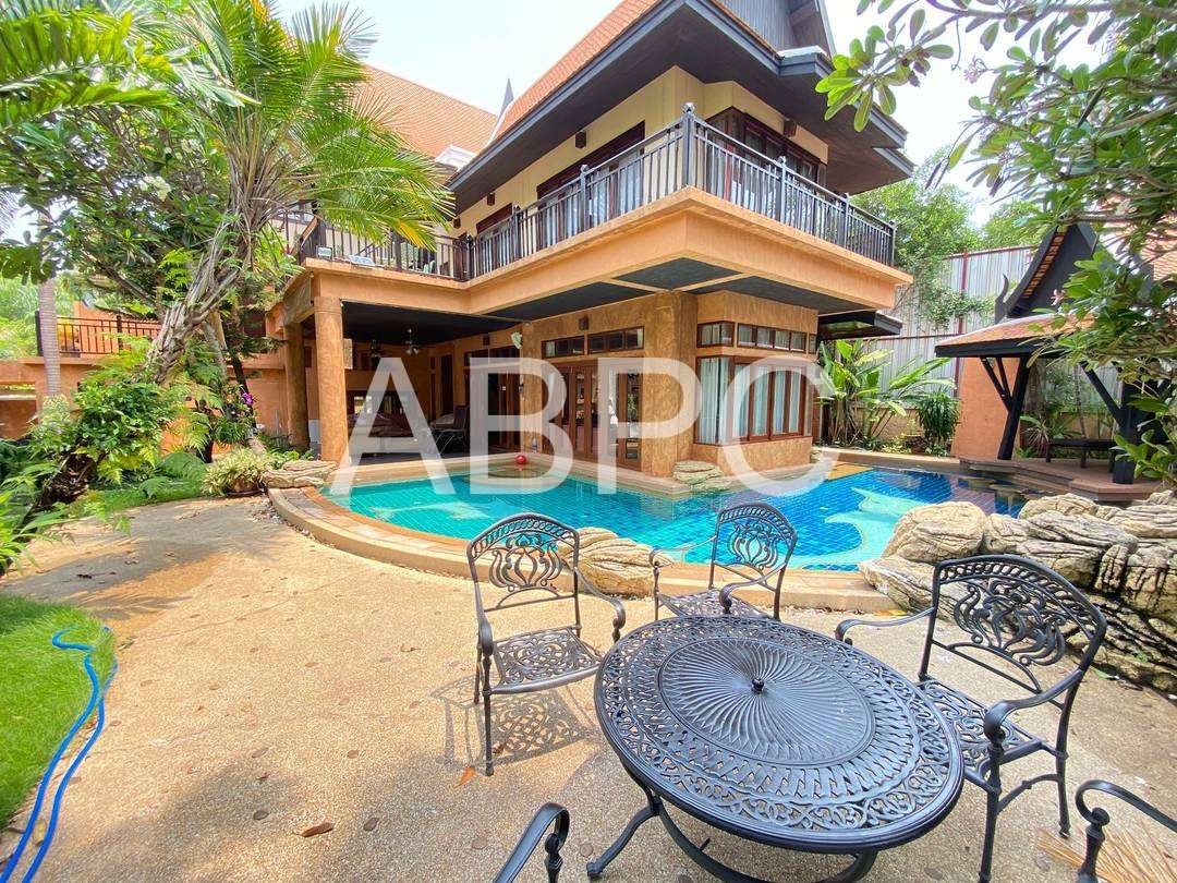 Nature Inspired Beachfront 4 Bed 5 Bath Pool Villa In Na Jomtien