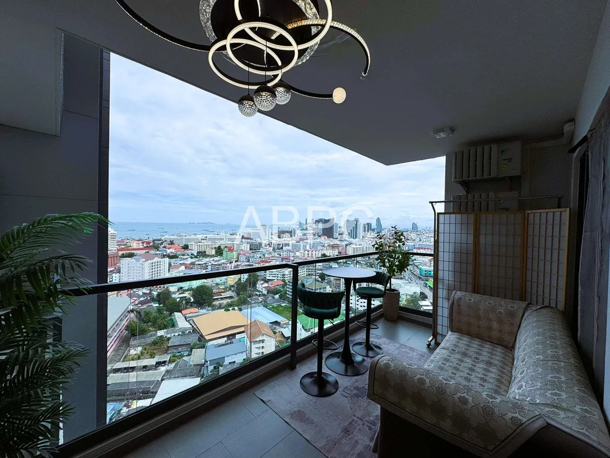 Luxury Ocean View 2 Bed 2 Bath Condo In Central Pattaya