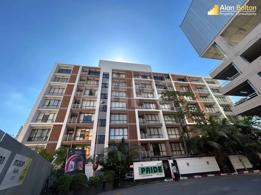 1 Bed Condo in Central Pattaya - Pride Condominium