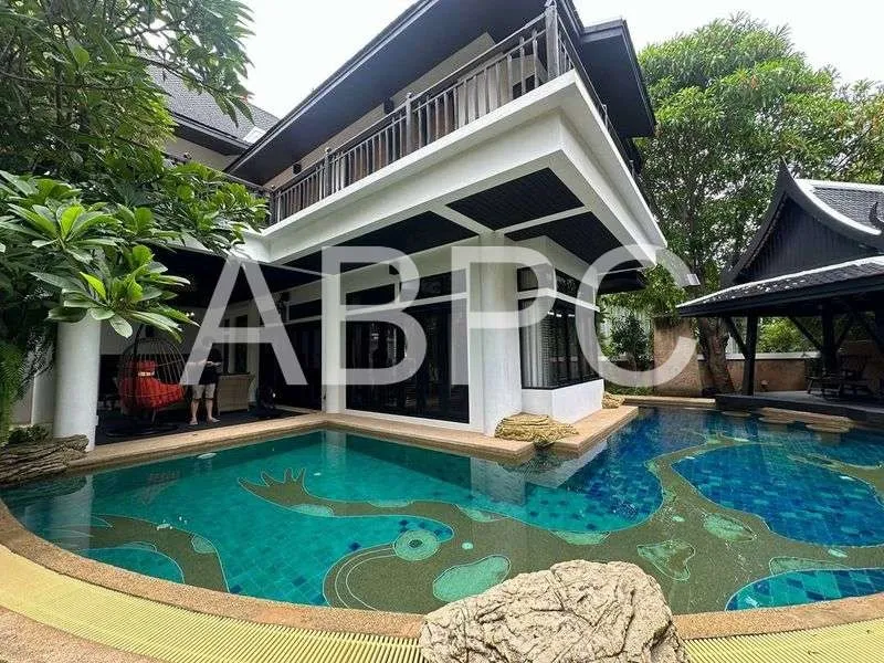 Thai Bali Style Pool Villa 4 bedrooms 5 bathroom Suitable for Business near Jomtien Beach for Sale/Rent photo 19