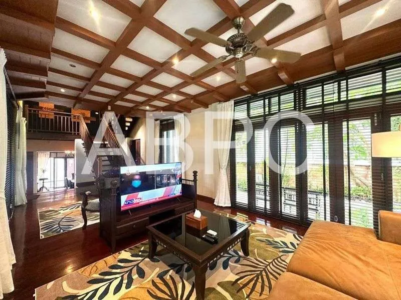 Thai Bali Style Pool Villa 4 bedrooms 5 bathroom Suitable for Business near Jomtien Beach for Sale/Rent photo 5
