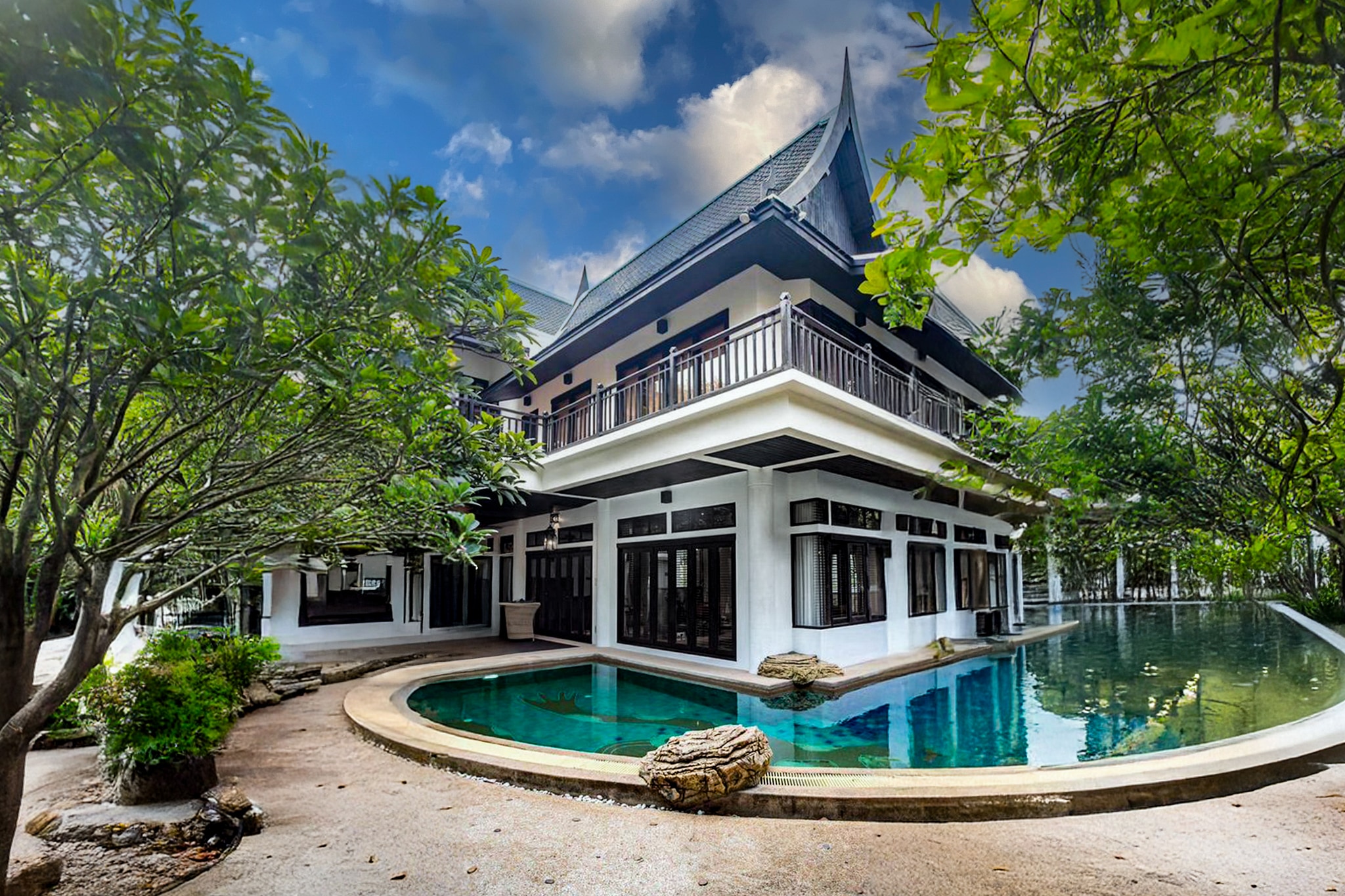 Thai Bali Style Pool Villa 4 bedrooms 5 bathroom Suitable for Business near Jomtien Beach for Sale/Rent photo 22