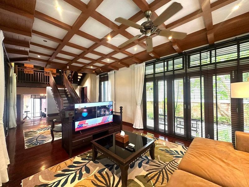 Thai Bali Style Pool Villa 4 bedrooms 5 bathroom Suitable for Business near Jomtien Beach for Sale/Rent photo 28
