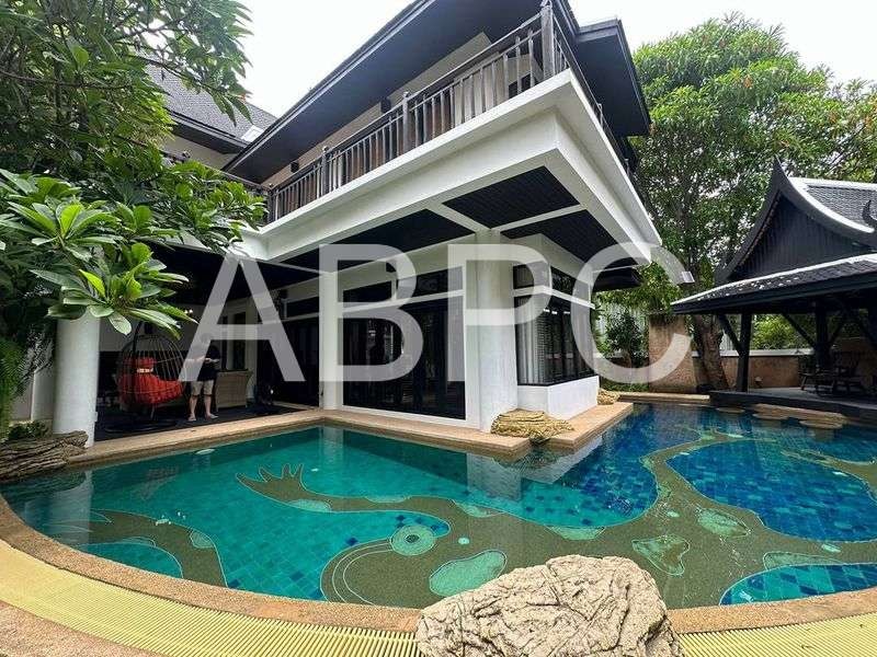 Thai Bali Style Pool Villa 4 bedrooms 5 bathroom Suitable for Business near Jomtien Beach for Sale/Rent photo 20