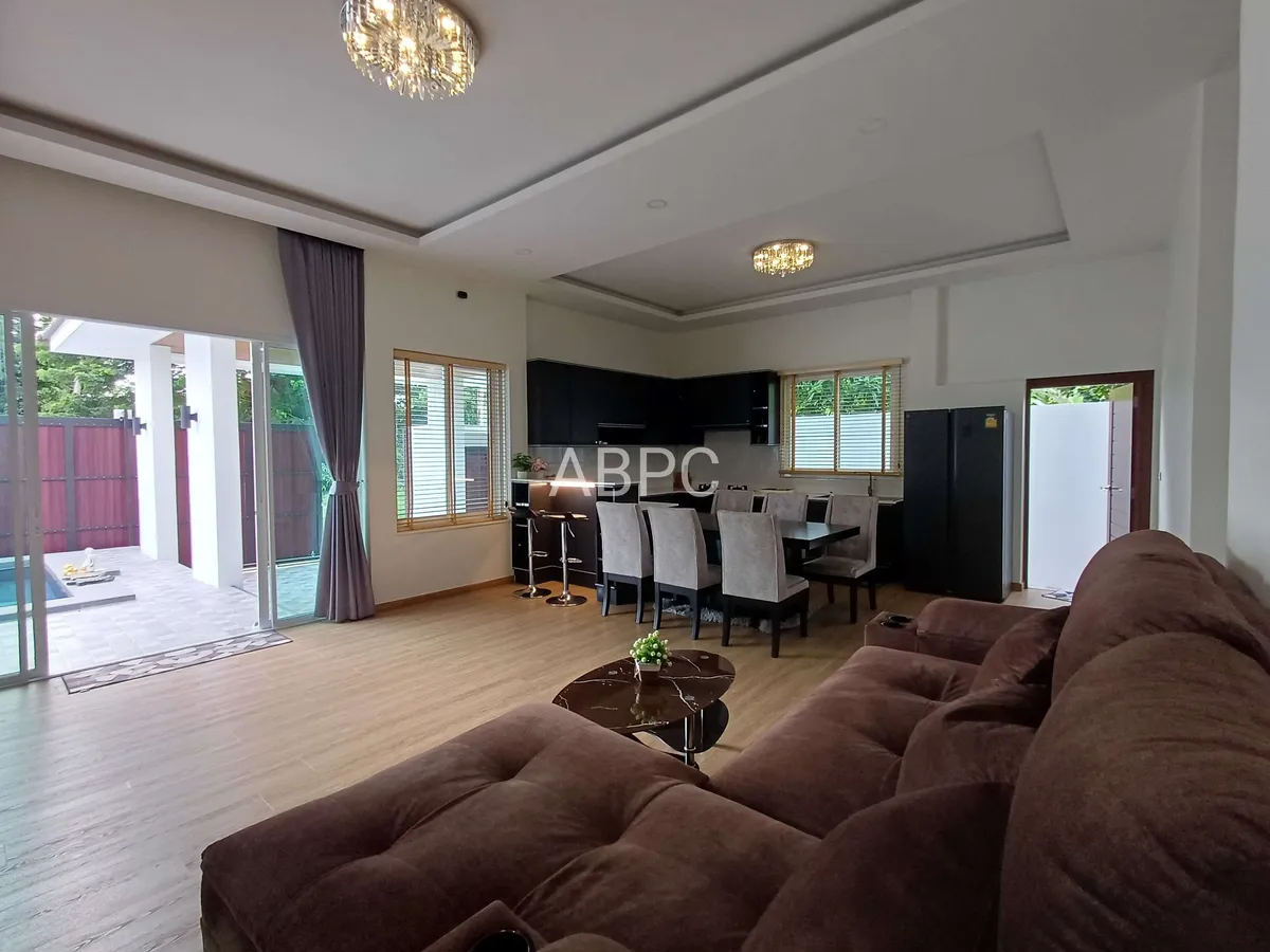 Modern Pool Villa Pet Friendly 3 Bed 3 Bath in Huay Yai For Rent photo 24