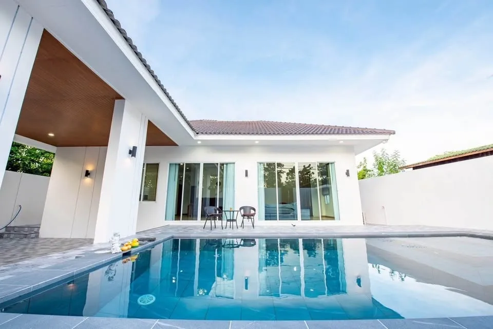 Modern Pool Villa Pet Friendly 3 Bed 3 Bath in Huay Yai For Rent photo 30