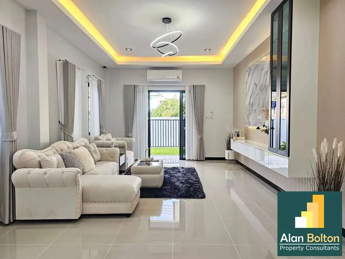 New Single House 3 Bedrooms 2 Bathrooms in Huay yai photo 11