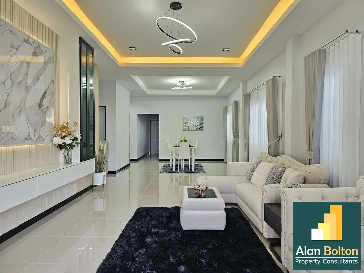 New Single House 3 Bedrooms 2 Bathrooms in Huay yai photo 12