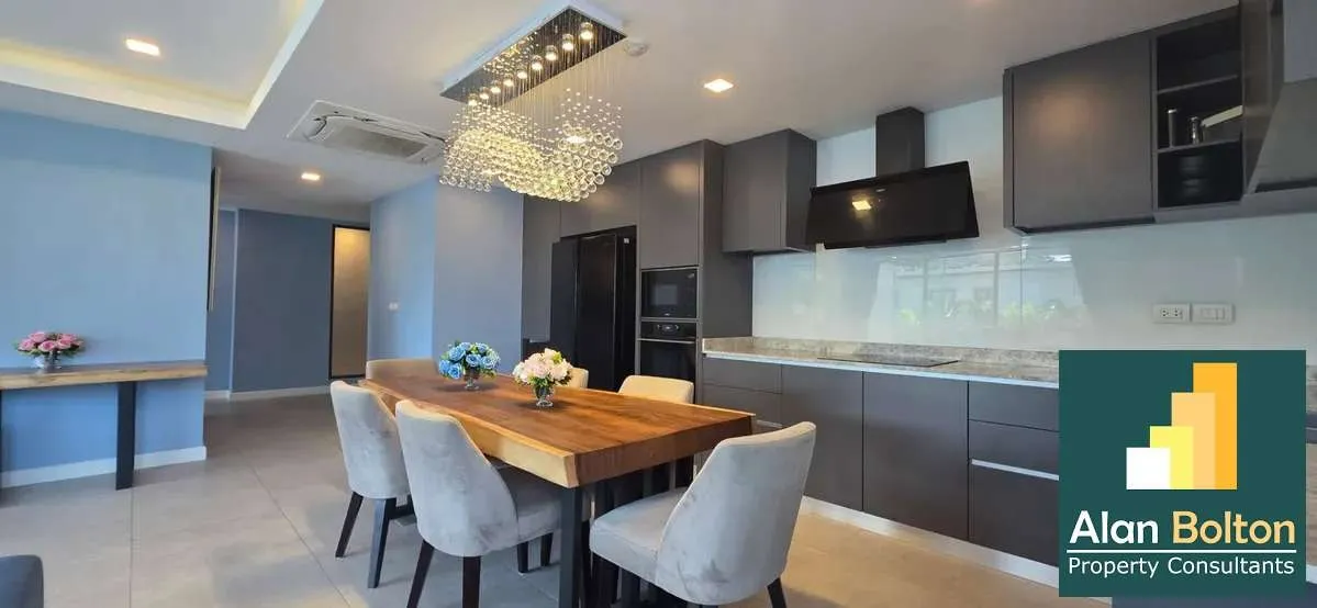 Modern 3-Bedroom Condo at Serenity Residence Jomtien | Pool View photo 11