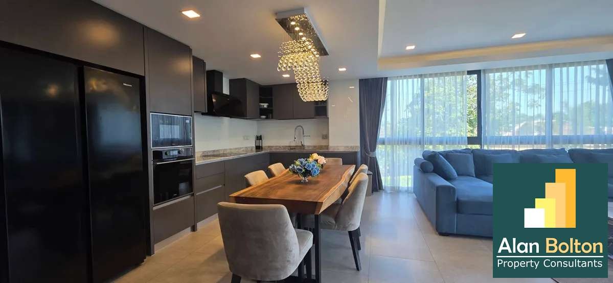 Modern 3-Bedroom Condo at Serenity Residence Jomtien | Pool View photo 3