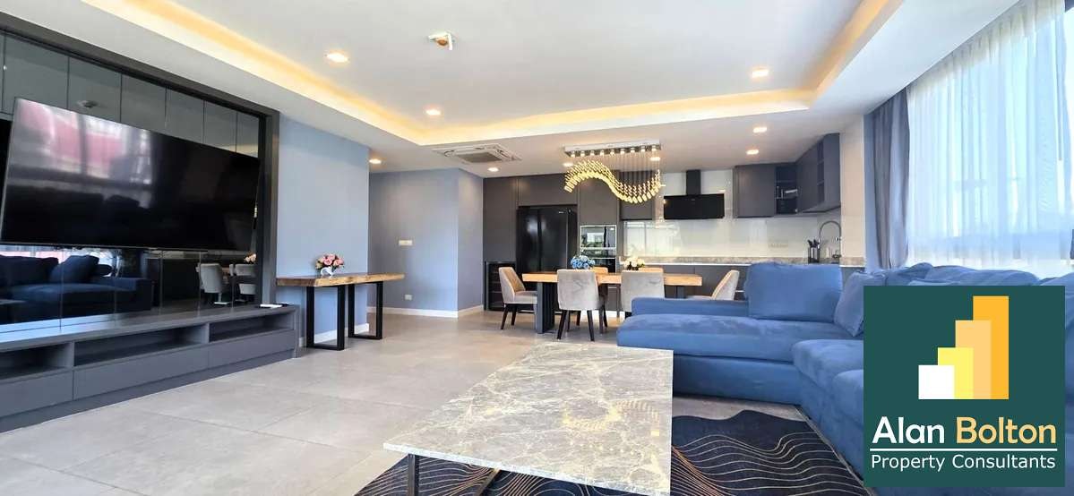 Modern 3-Bedroom Condo at Serenity Residence Jomtien | Pool View photo 14