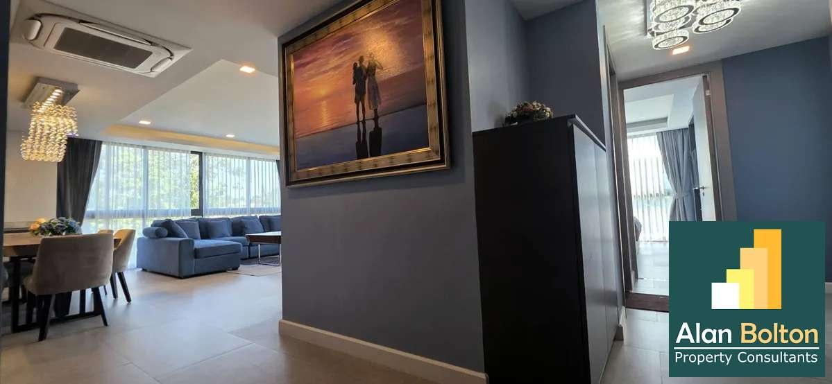 Modern 3-Bedroom Condo at Serenity Residence Jomtien | Pool View photo 15