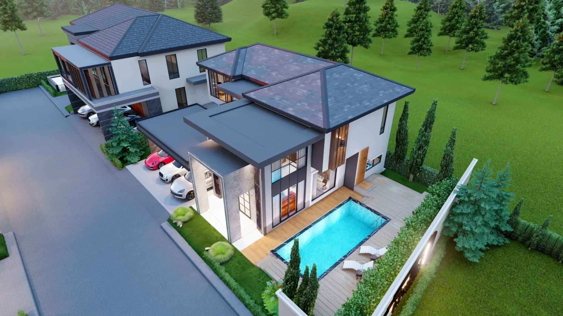 Luxury Pool Villa 4 bedrooms 5 bathrooms in Mabprachan for Sale photo 25