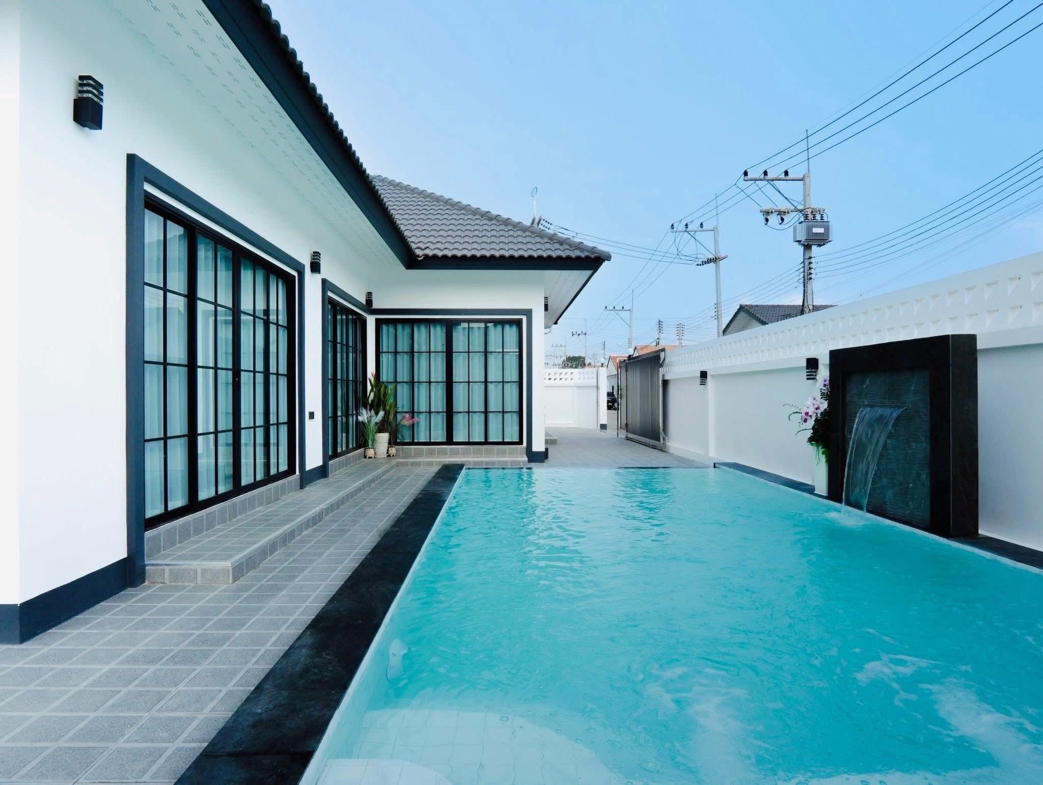 Newly Build Brand New Pool Villa 4 beds 4 baths near Sukhumvit - Motorway 36 for SALE photo 24
