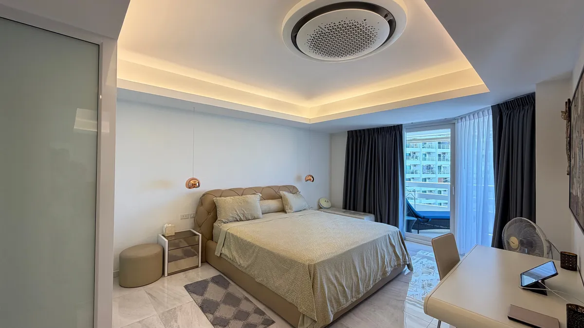 Large Ocean View one Bedroom Condominium do For Rent In Jomtien photo 22