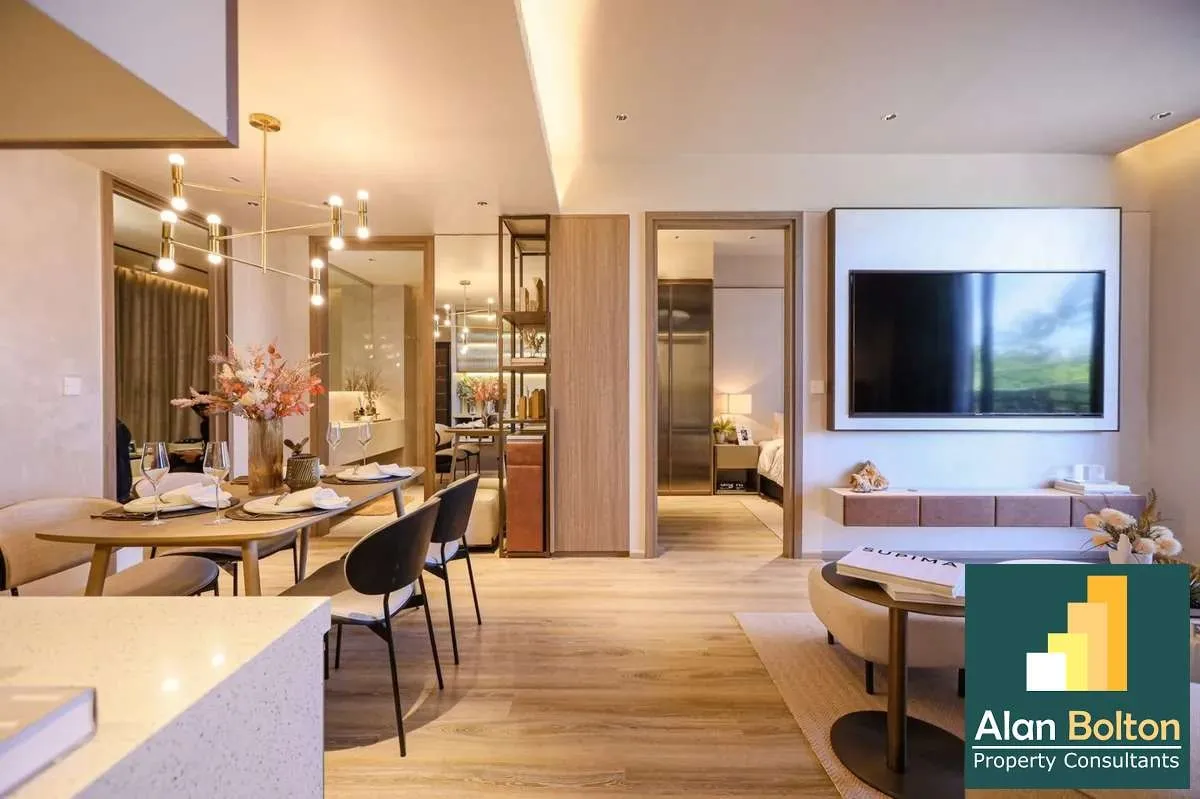 Two Bedroom Two Bathroom Unit in Luxury Jomtien Condo For Sale photo 8