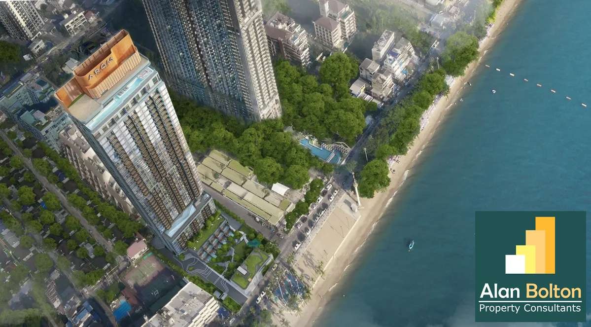 Two Bedroom Two Bathroom Unit in Luxury Jomtien Condo For Sale photo 5