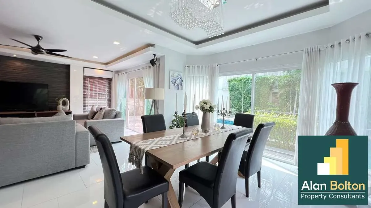 Pool villa for rent 5 Bedrooms 5 Bathrooms in East Pattaya photo 18