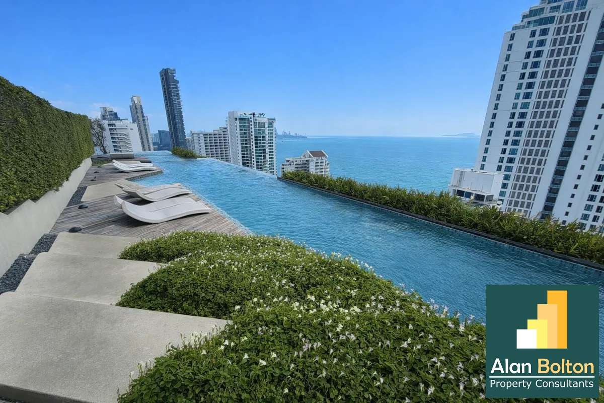 Reduced by 1M Baht this One Bedroom Sea View Unit in Sought After Wongamat Condominium