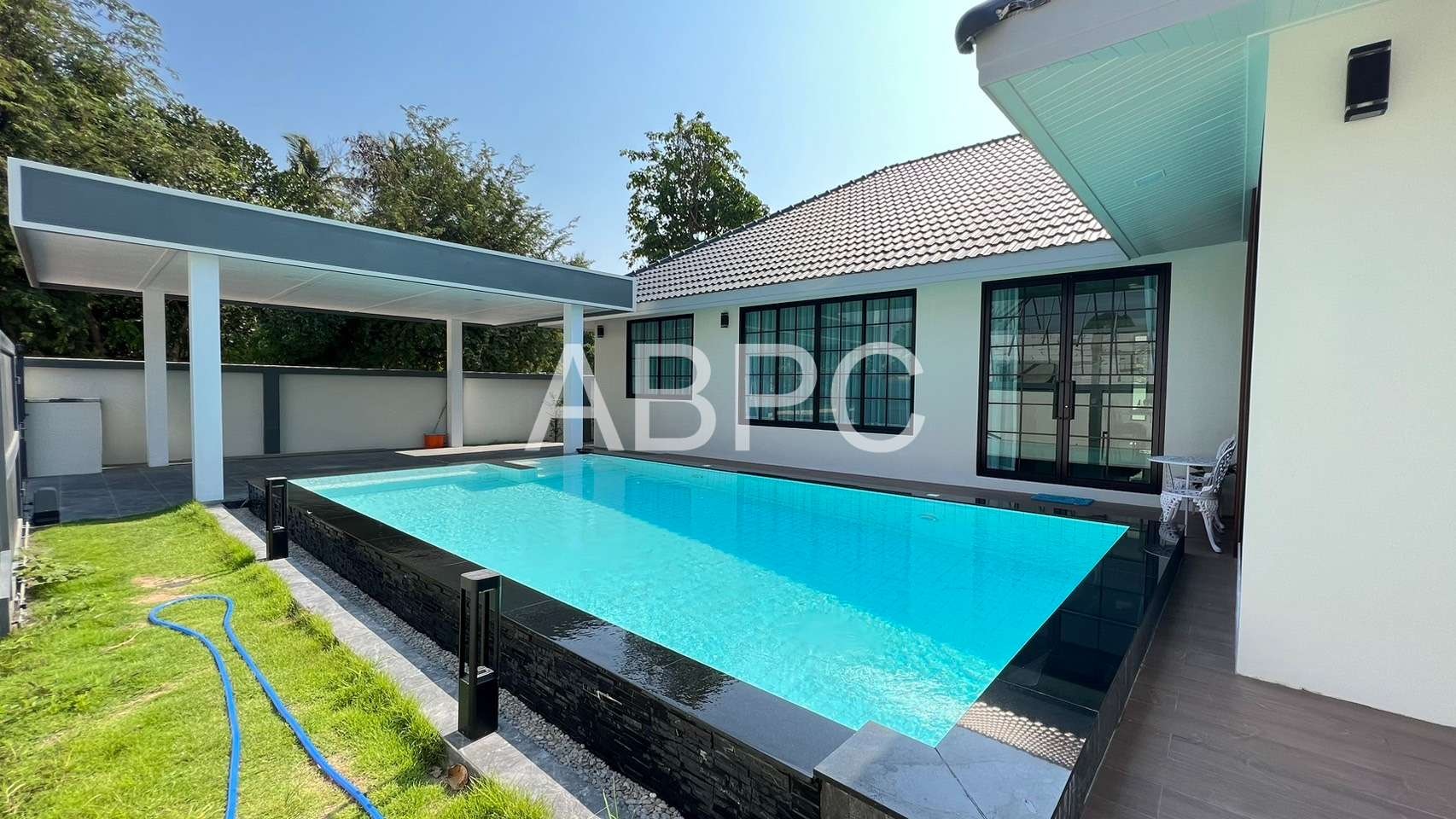 Brand New Modern 4 Bedroom 3 Bathroom Pool Villa in East Pattaya ABPC1178 photo 10