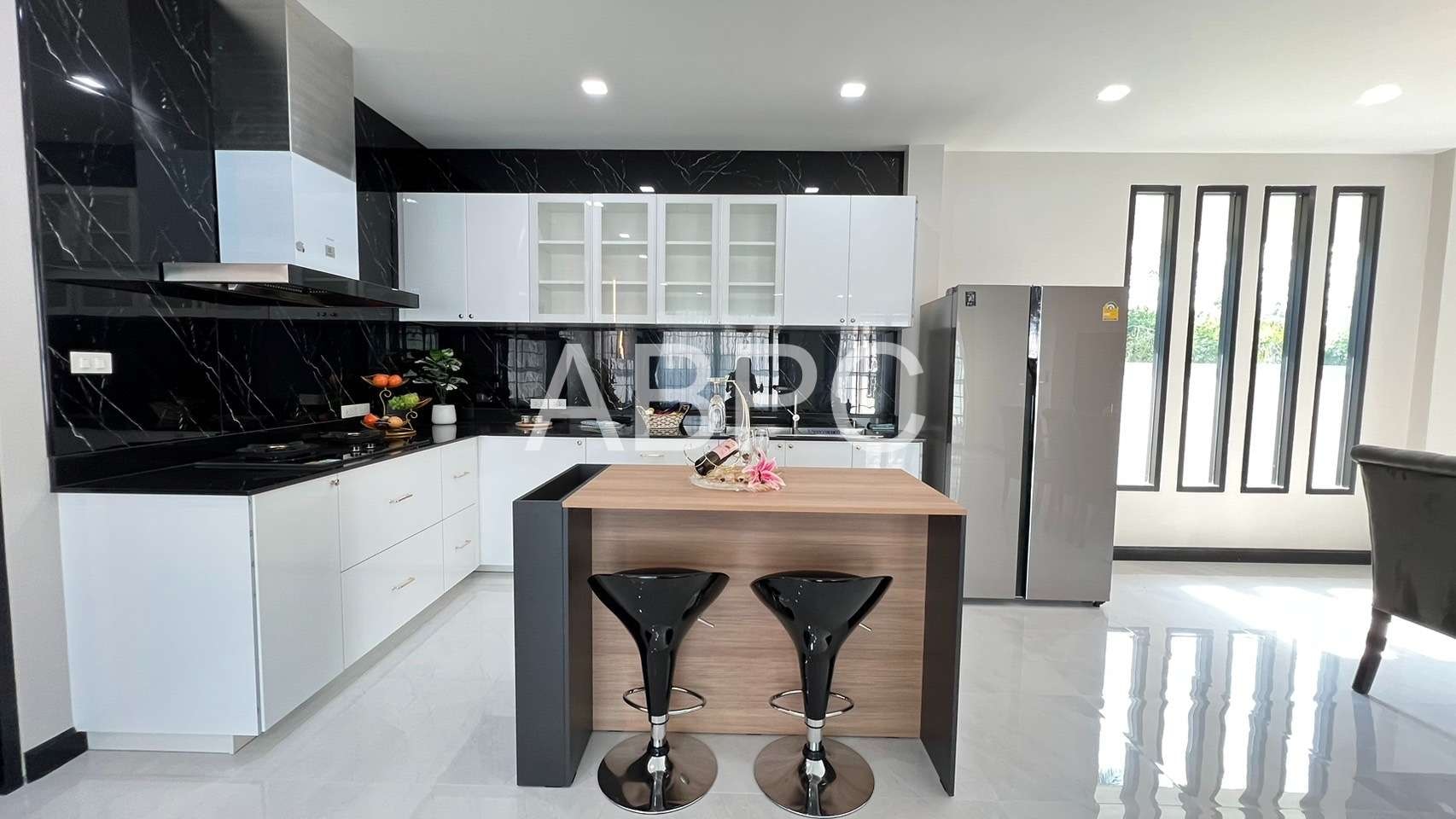 Brand New Modern 4 Bedroom 3 Bathroom Pool Villa in East Pattaya ABPC1178 photo 3