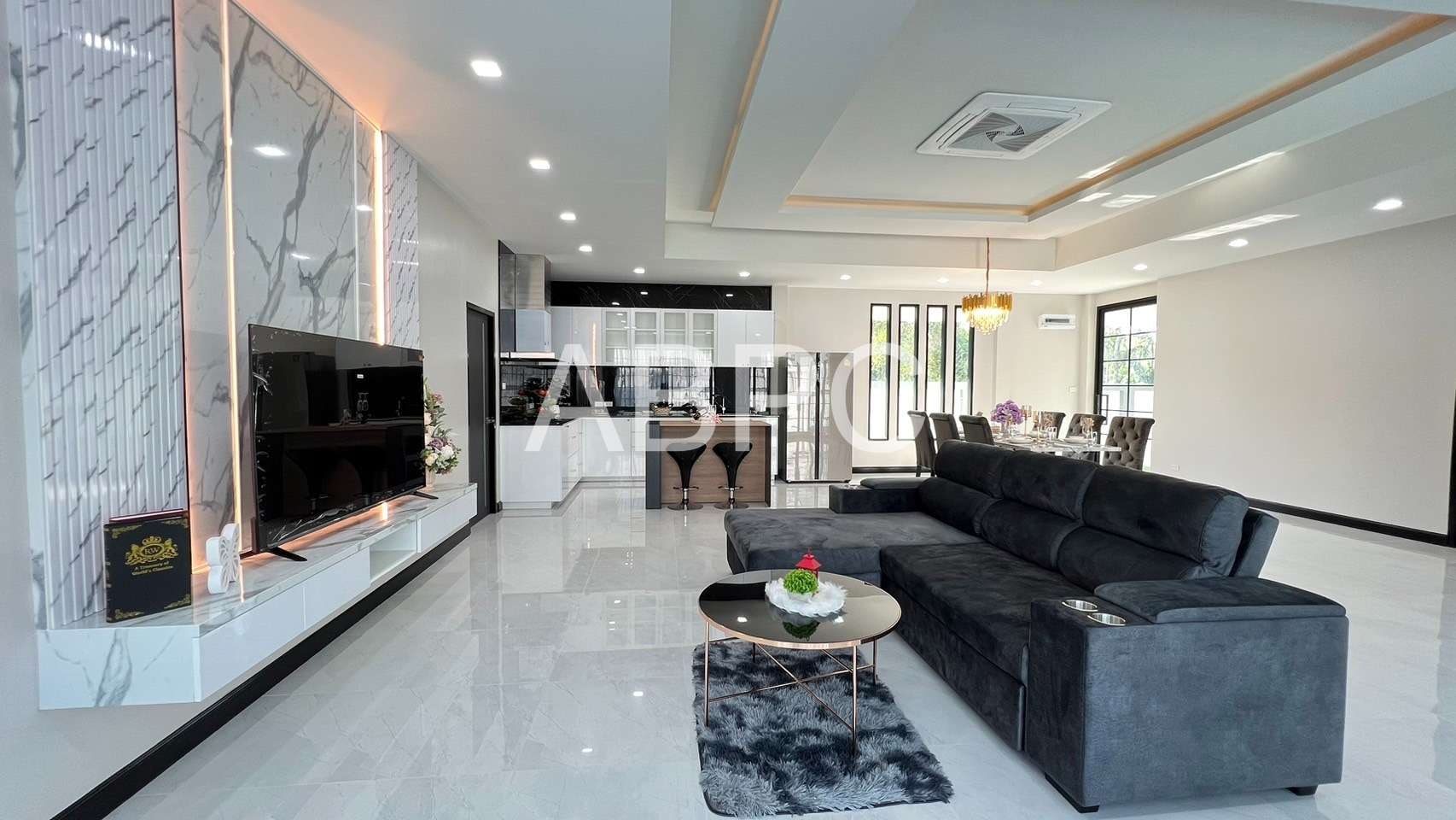 Brand New Modern 4 Bedroom 3 Bathroom Pool Villa in East Pattaya ABPC1178 photo 5