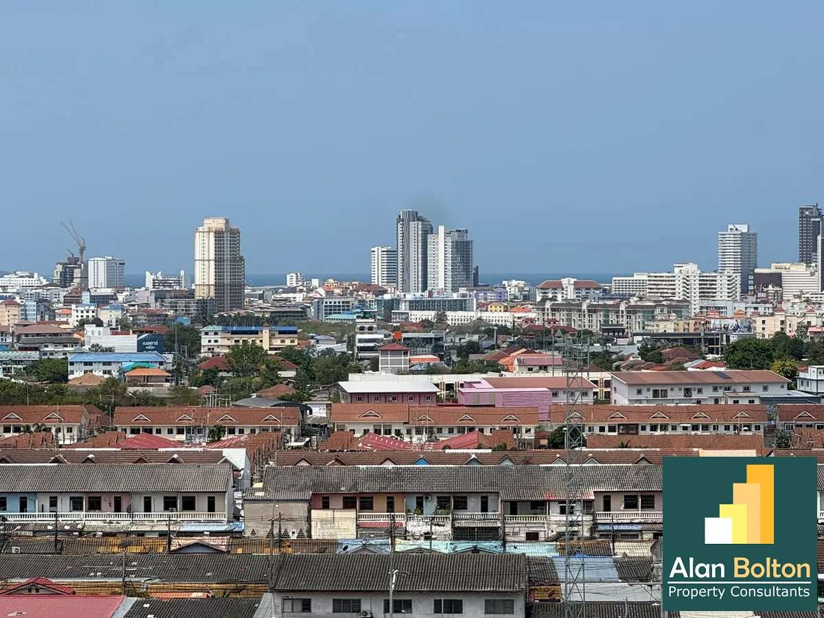 Fully Renovated Partial Ocean View 2 Bed 2 Bath Condo In East Pattaya