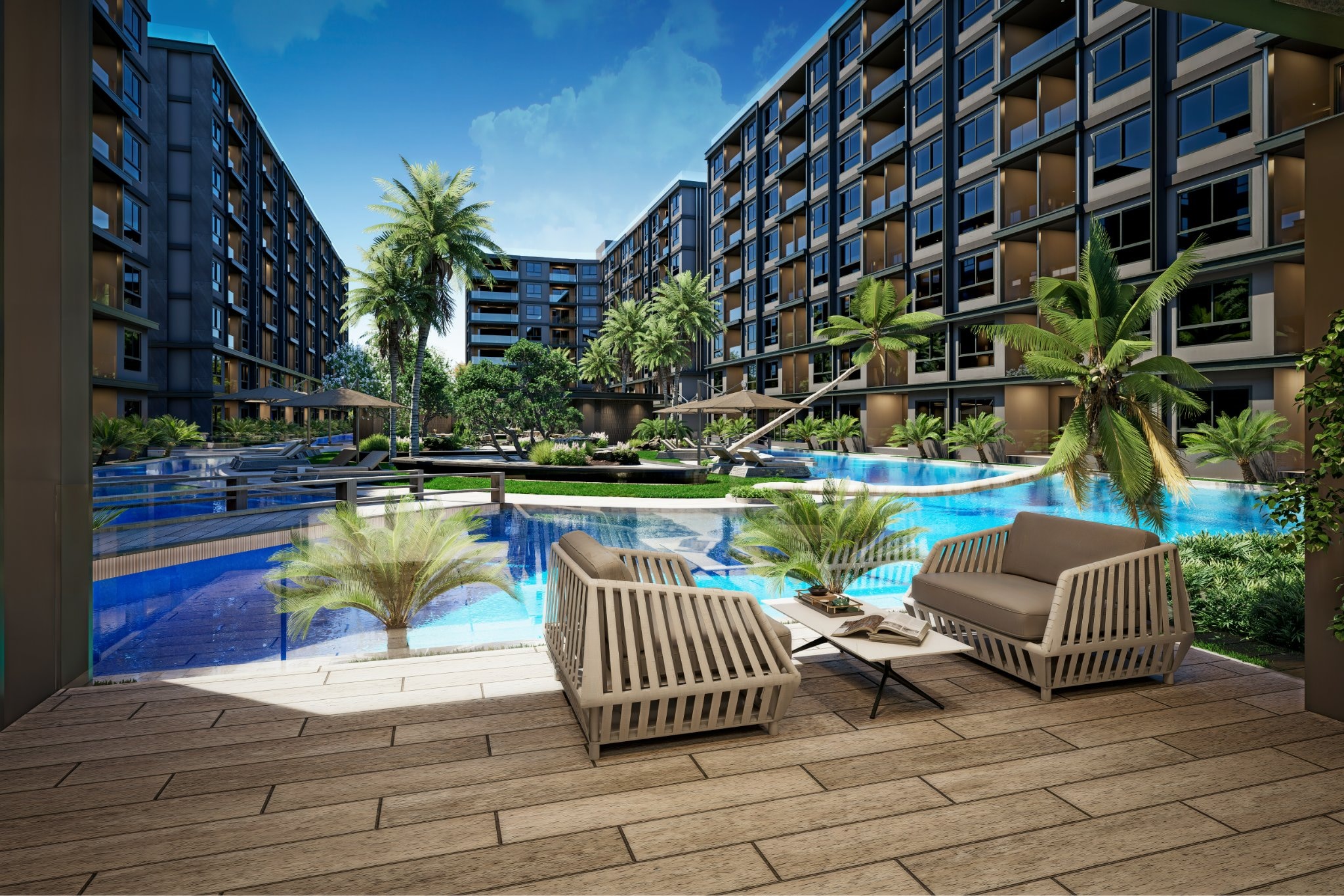 Brand New Off-plan Pool View 3 Bed 2 Bath Condo In South Pattaya photo 28