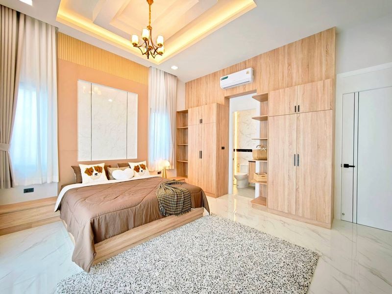 Modern Luxury Pool Villa 4 bedrooms 5 bathrooms near Mabprachan Lake for SALE photo 37
