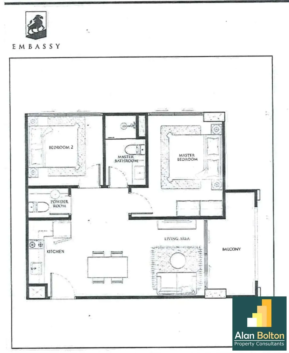 Off-Plan Embassy Pattaya Corner Sea View Unit for Sale