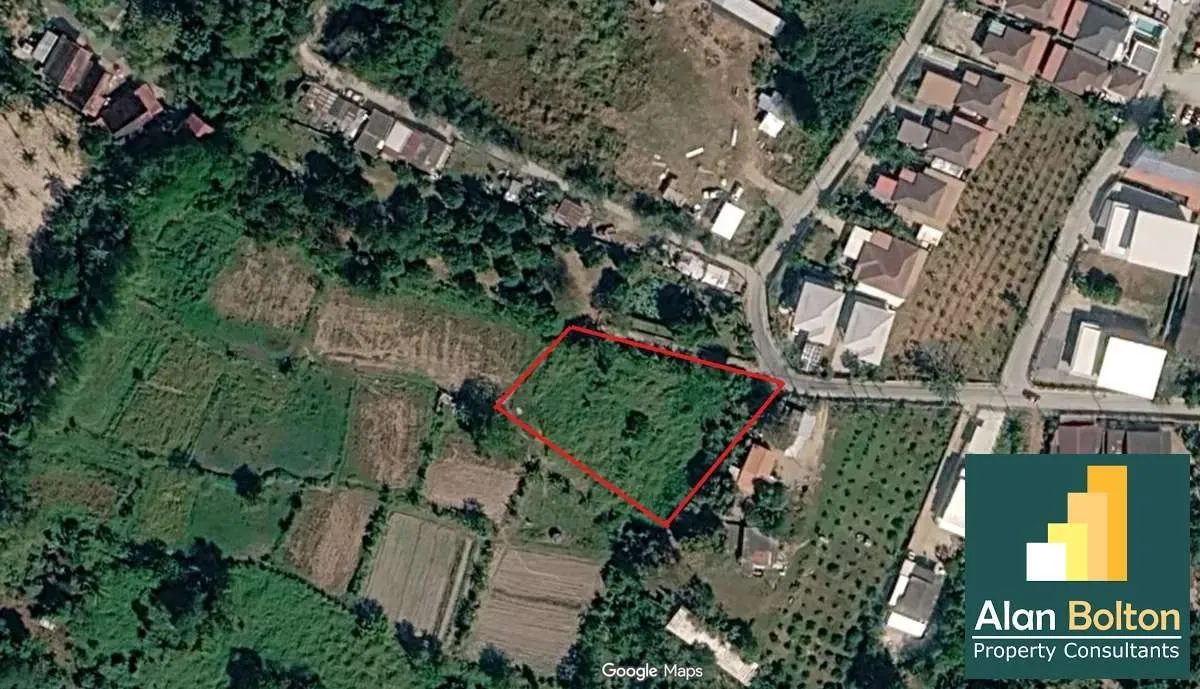 Land for Sale Near Mabprachan Lake, East Pattaya –1.4 Rai (2,252 sqm)