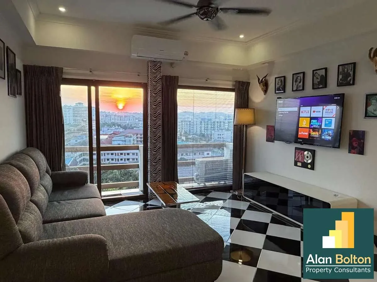 Two Bed Two Bath Unit In Popular Central Pattaya Condo