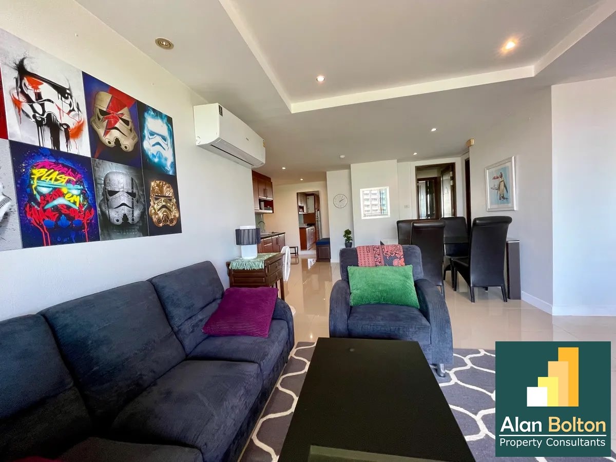 Jomtien Penthouse For sale 2 Bedroom 2 Bathroom 100 SQM In Thai Ownership