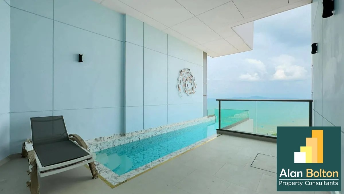Private pool one bedroom Condo For Sale in Jomtien