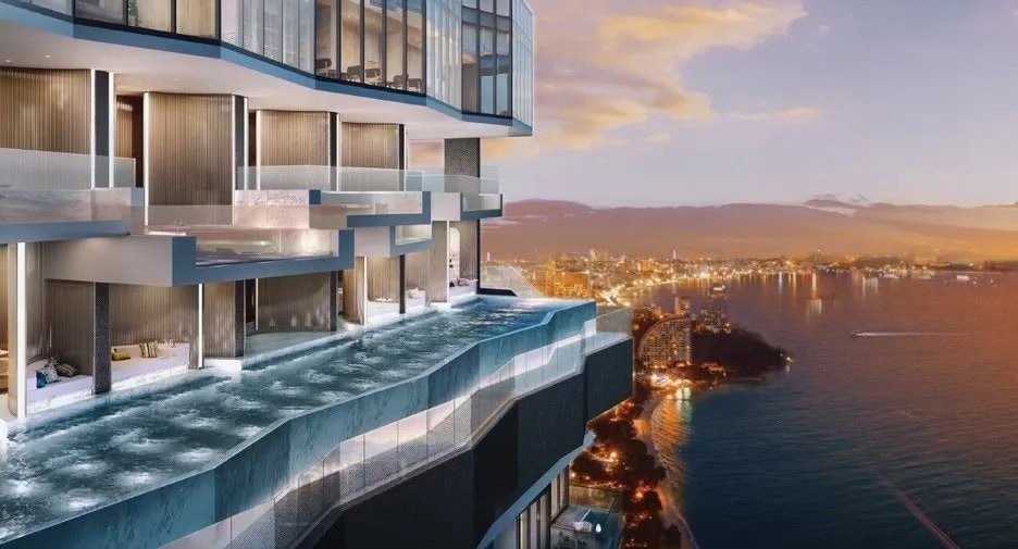 Beachfront Ocean View 2 Bed 2 Bath Ultra Luxury Condo For Sale In Wongamat photo 37