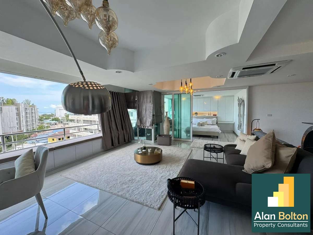 Large Fully Renovated Ocean View 1 Bed 1 Bath Luxury Condo In Na Jomtien photo 16