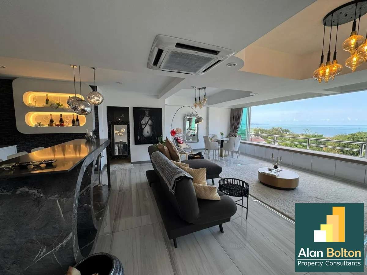 Large Fully Renovated Ocean View 1 Bed 1 Bath Luxury Condo In Na Jomtien photo 12