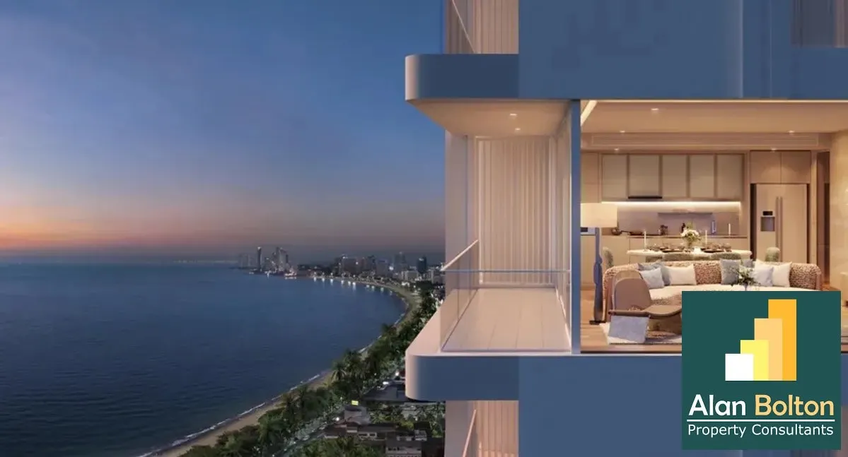 Large Direct Ocean View 1 Bed 1 Bath Condo For Sale In Central Pattaya’s PTY Ultra Luxury Condo!