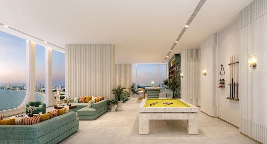 Large Direct Ocean View 1 Bed 1 Bath Condo For Sale In Central Pattaya’s PTY Ultra Luxury Condo! photo 19