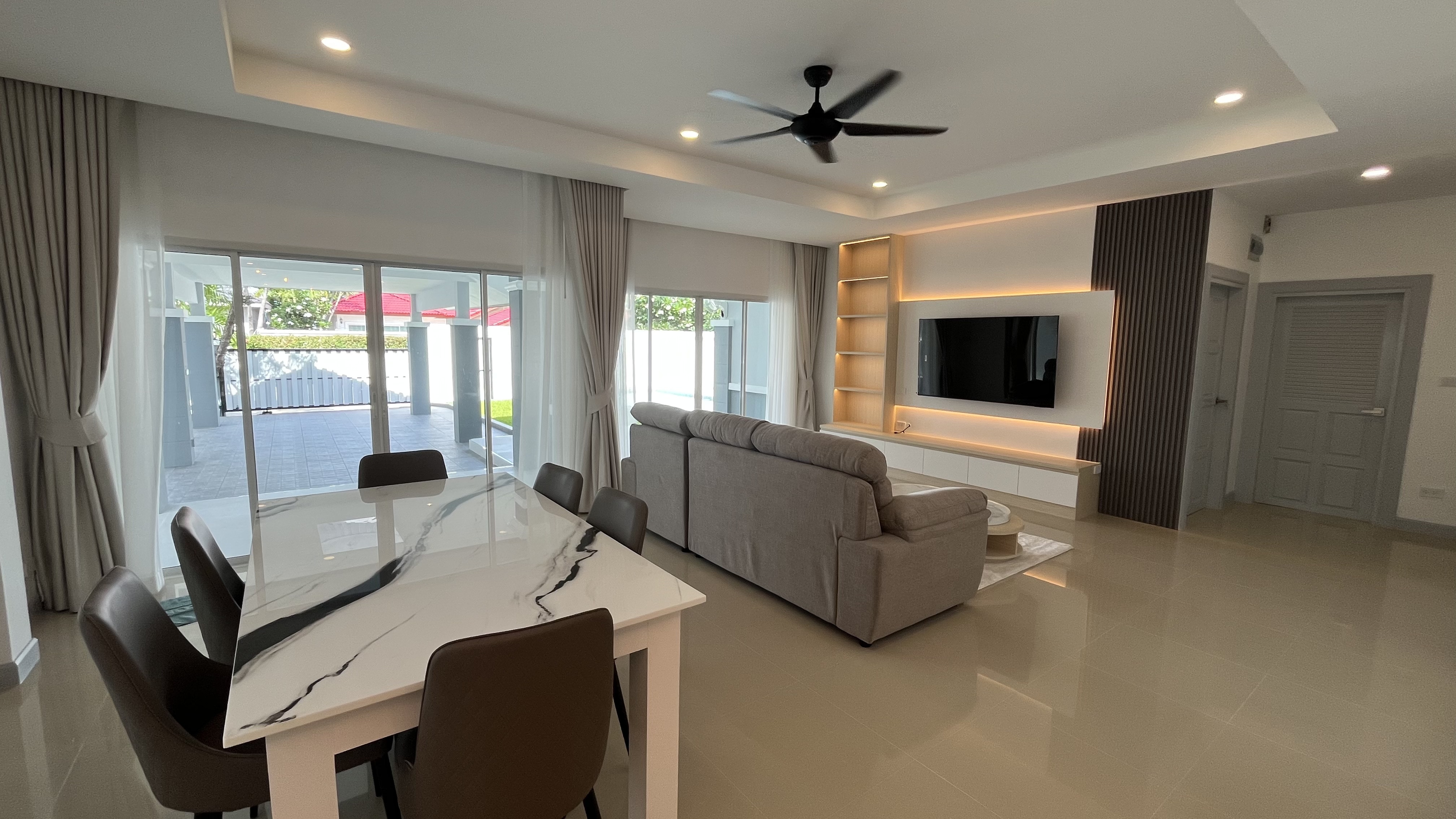 Brand New Modern 4 Bed 3 Bath Pool Villa At Secure Village In Huay Yai photo 33