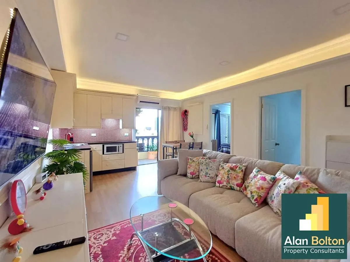 ฺBeautiful City View and Sea View 2 beds 1 bath in 9 Karat Condo Central Pattaya (FQ) for SALE photo 2