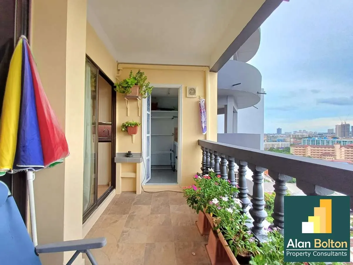 ฺBeautiful City View and Sea View 2 beds 1 bath in 9 Karat Condo Central Pattaya (FQ) for SALE photo 17