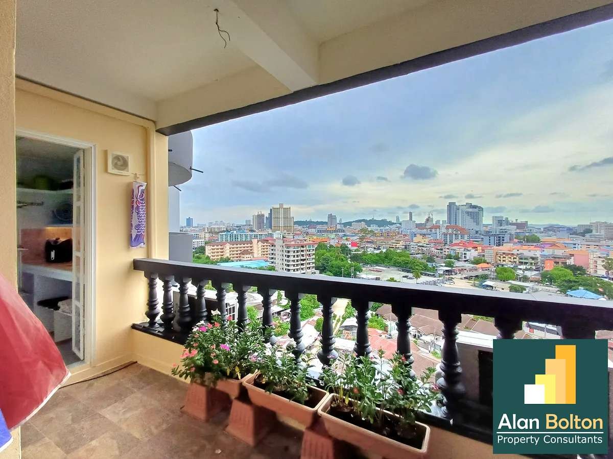 ฺBeautiful City View and Sea View 2 beds 1 bath in 9 Karat Condo Central Pattaya (FQ) for SALE photo 16