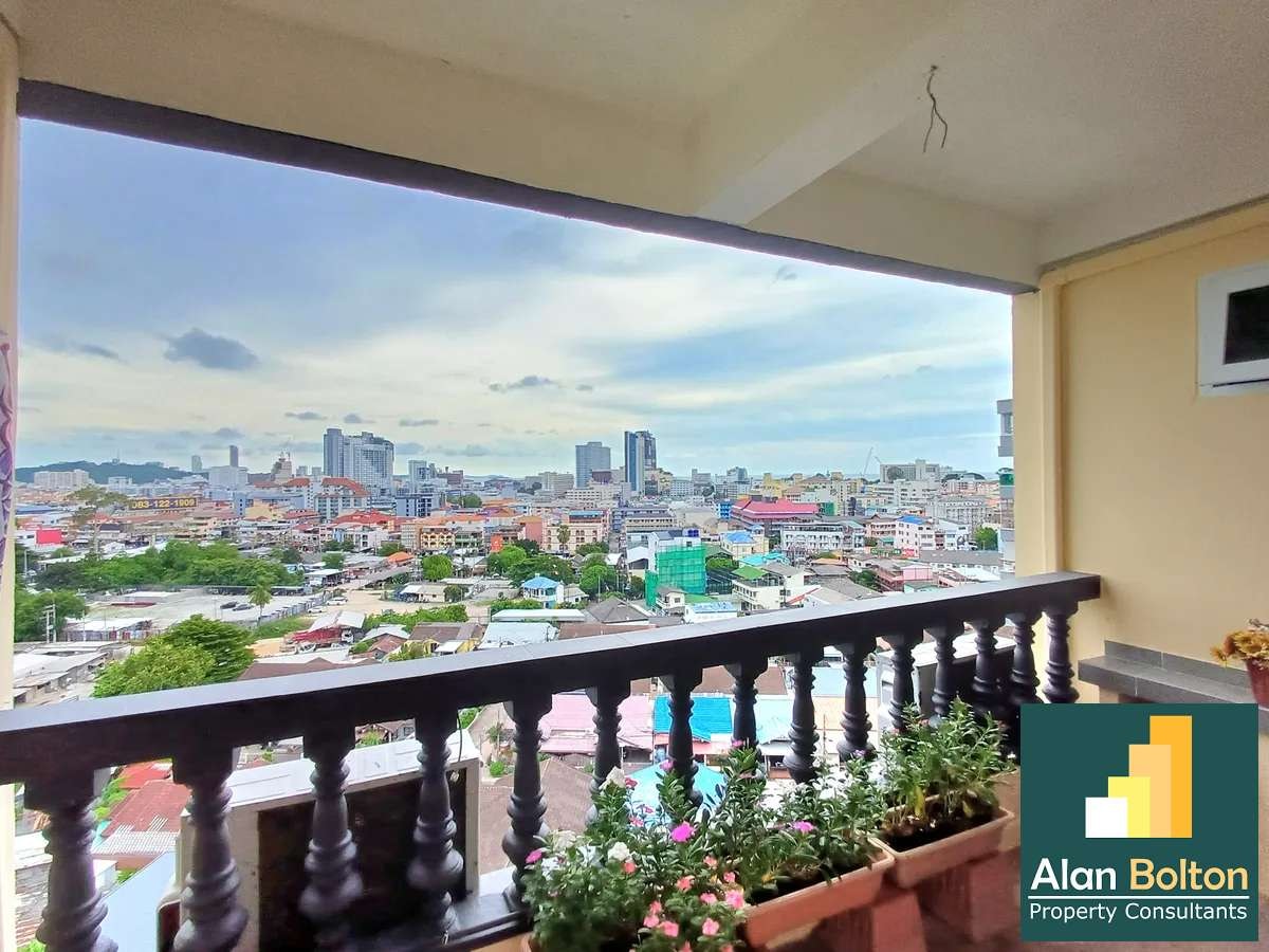 ฺBeautiful City View and Sea View 2 beds 1 bath in 9 Karat Condo Central Pattaya (FQ) for SALE photo 15