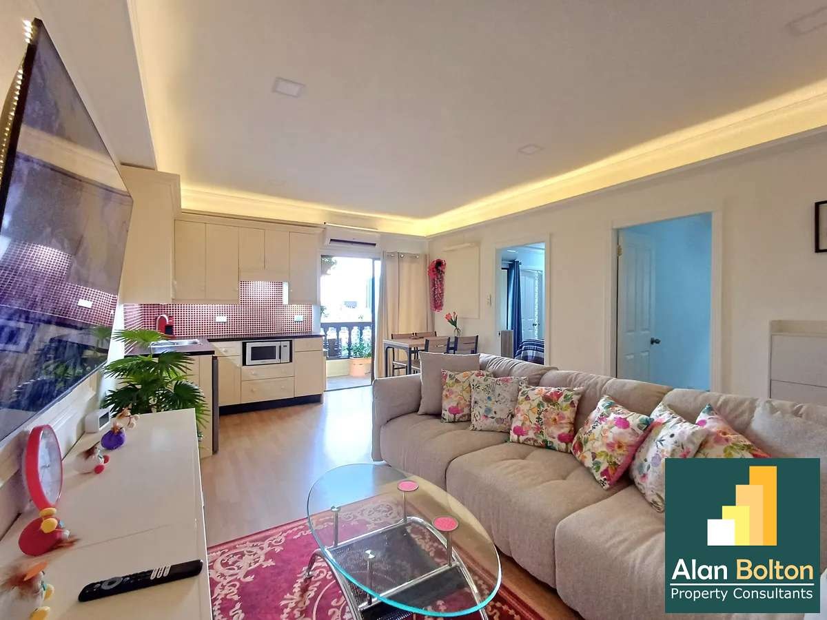 ฺBeautiful City View and Sea View 2 beds 1 bath in 9 Karat Condo Central Pattaya (FQ) for SALE photo 2