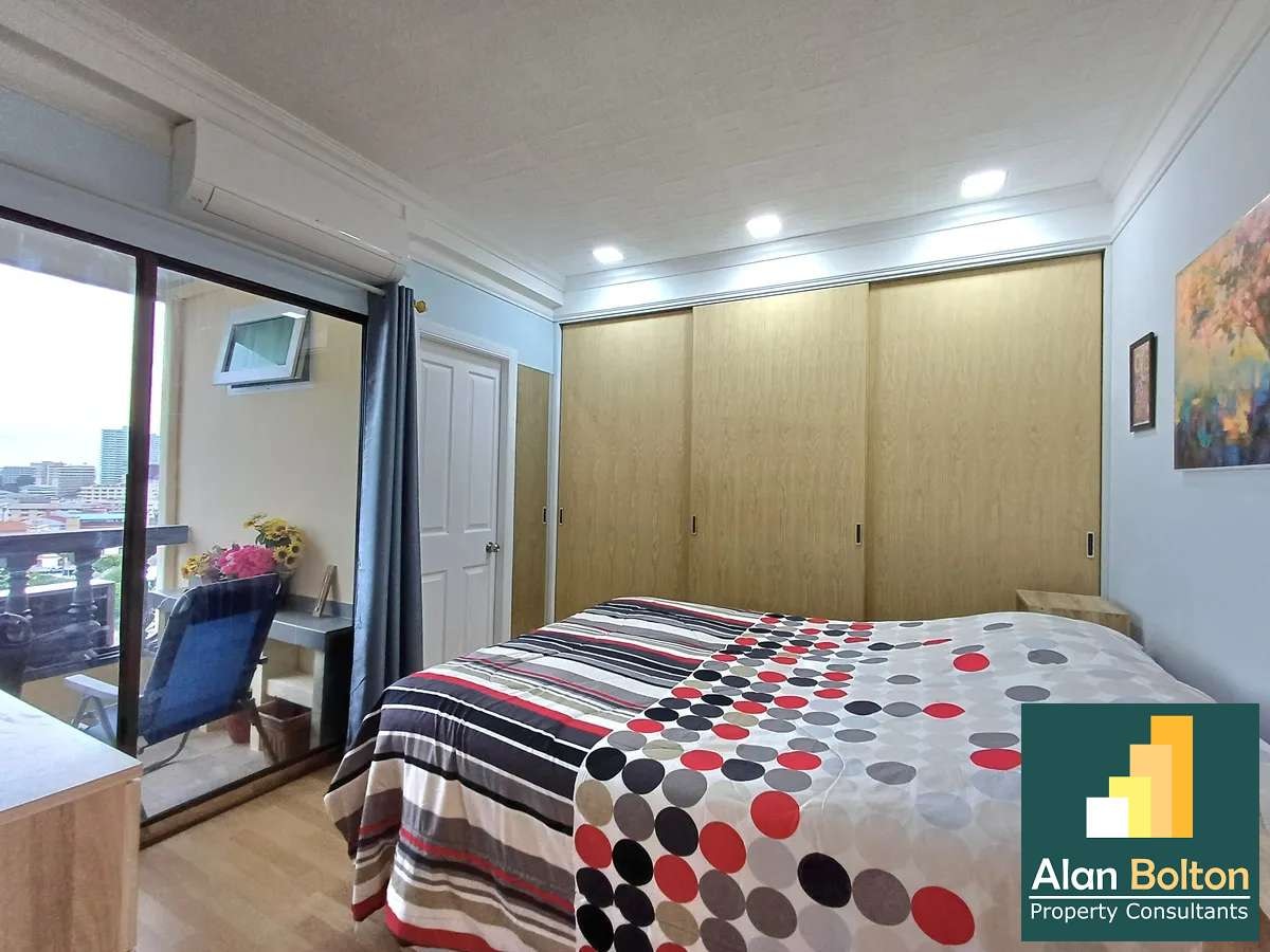 ฺBeautiful City View and Sea View 2 beds 1 bath in 9 Karat Condo Central Pattaya (FQ) for SALE photo 8