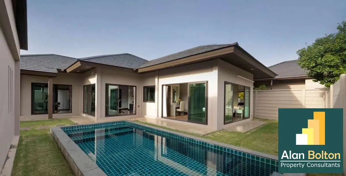 Modern Pool Villa 3 bedrooms 2 bathrooms Pet Friendly in Baan Pattaya 5 for RENT photo 2