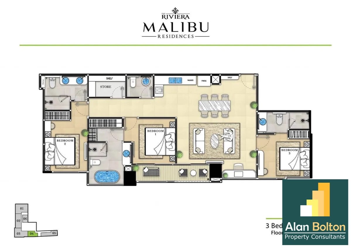 Sea view jomtien 3 Bedrooms 3 Bathrooms in Pratumnak photo 3