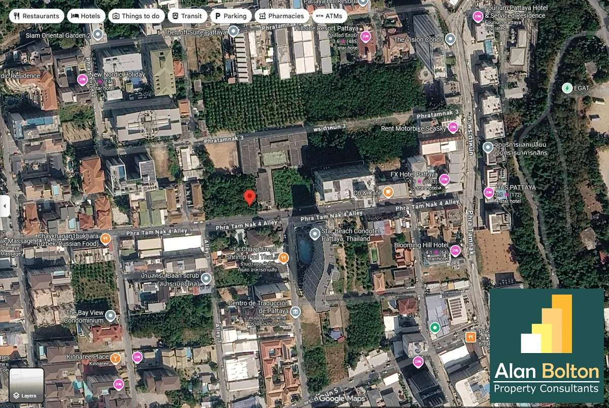 Beautiful Land For Sale In Prahtamnak Soi 4