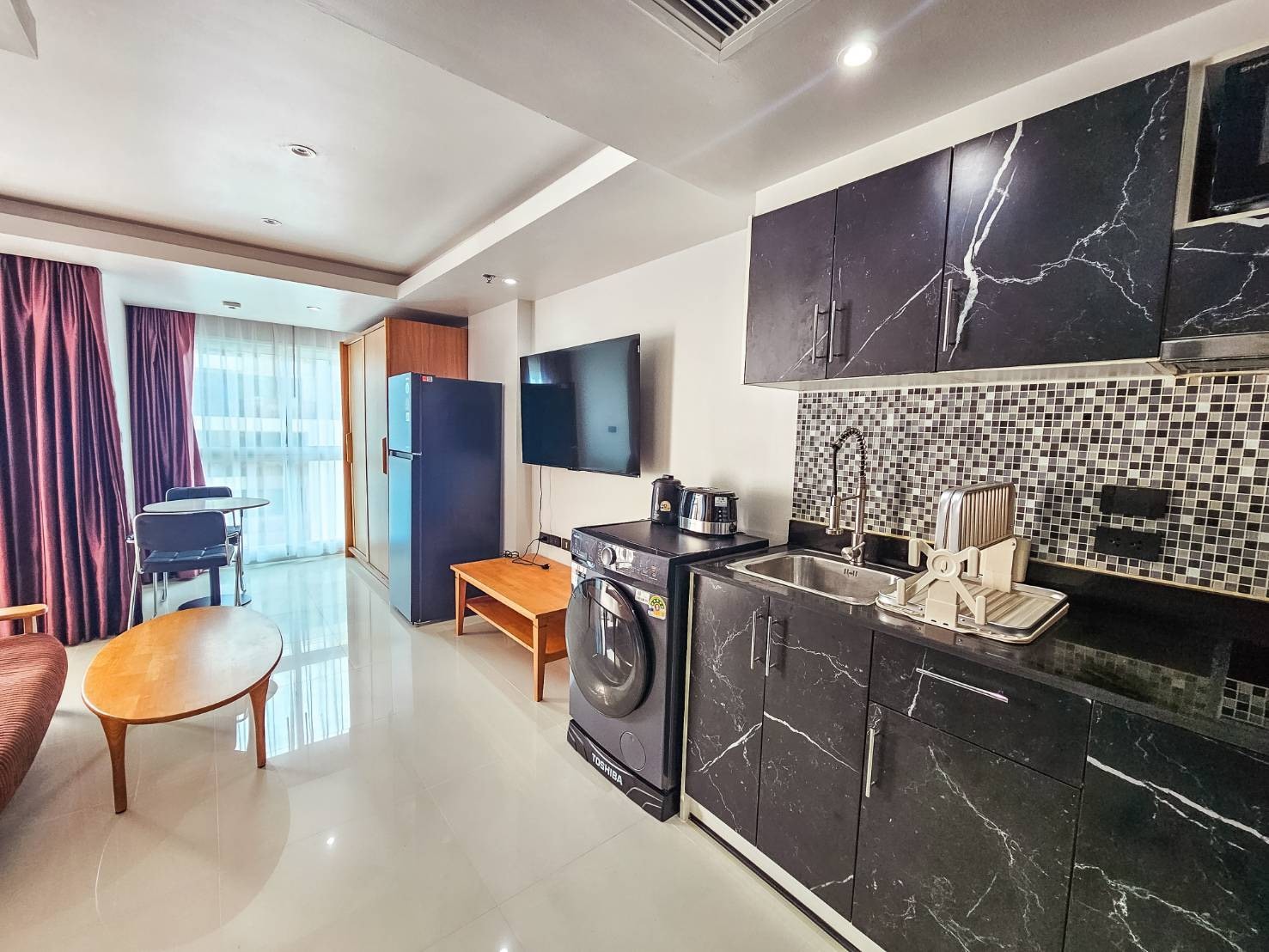 Studio in jomtien seven seas for rent photo 16